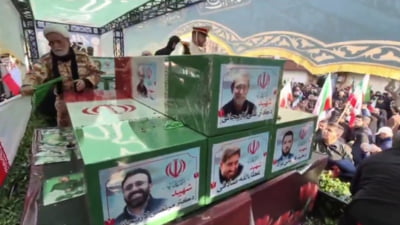 Iranul a îngropat-o pe victimă israeliană: funeralii grandioase pentru Ali Larijani