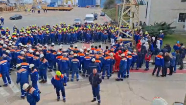 Angajați Șantier Naval Mangalia în grevă: „Hoții!”, după trei luni fără salariu