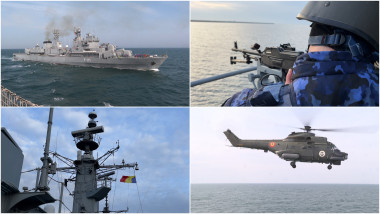 NATO simulează atac naval la 40 km de România în Marea Neagră