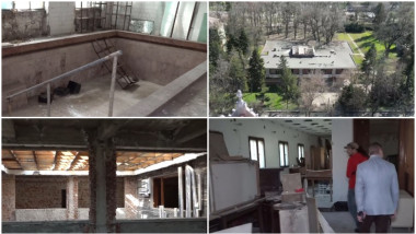 Vila lui Ceaușescu din Timișoara, ruinată după zeci de ani de abandon