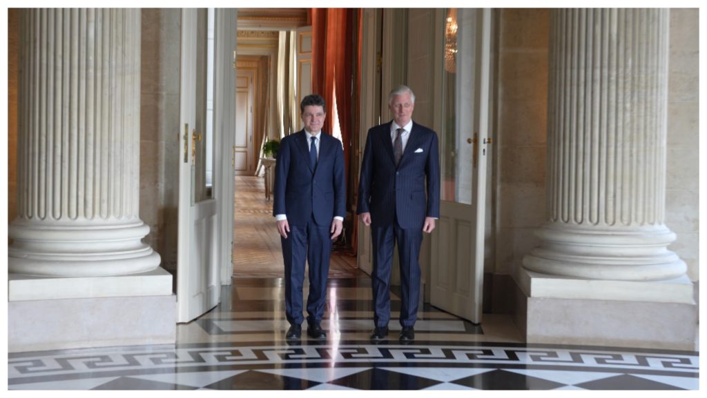 Nicușor Dan, în audiență la Regele Belgiei, discuții la Castelul Regal din Laeken