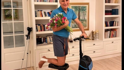 Trotinetă „progresistă” găsită la pedeseu, glume în Parlament pe tema lui Daniel Zamfir