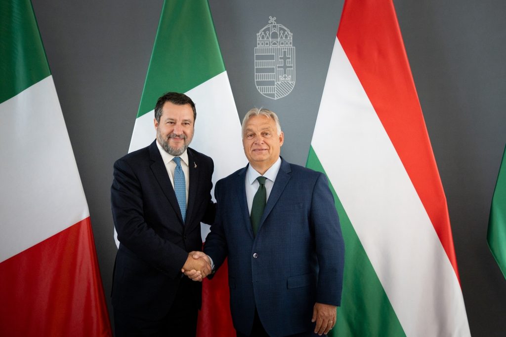 Salvini și Meloni îl sprijină pe Orbán în campania electorală
