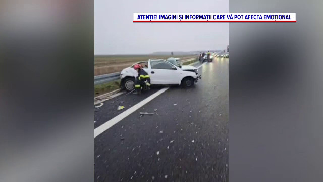 Accident grav pe drumul expres Craiova-Pitești: autocar cu 38 de copii implicat