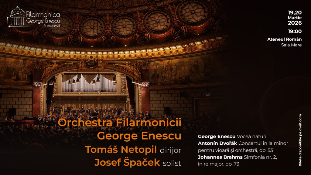 Vioara în prim plan: Netopil și Špaček la Filarmonica George Enescu