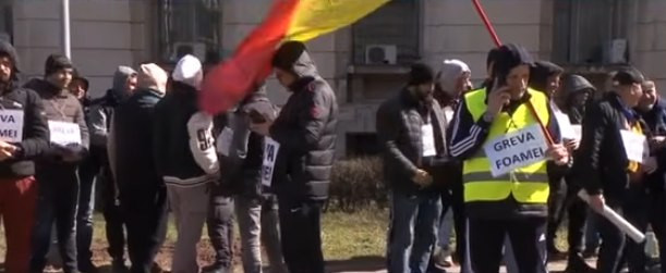 Minerii și energeticienii din Târgu Jiu în stradă, înainte de expirarea contractelor