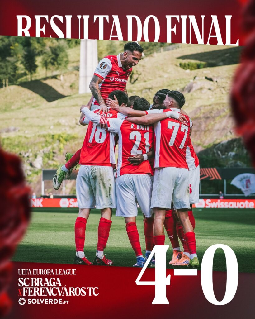 Braga face remontada contra Ferencváros și ajunge în sferturile Europa League