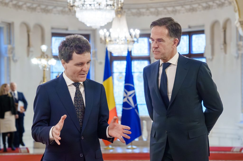 Nicușor Dan, discuții cruciale cu Mark Rutte la Bruxelles joi