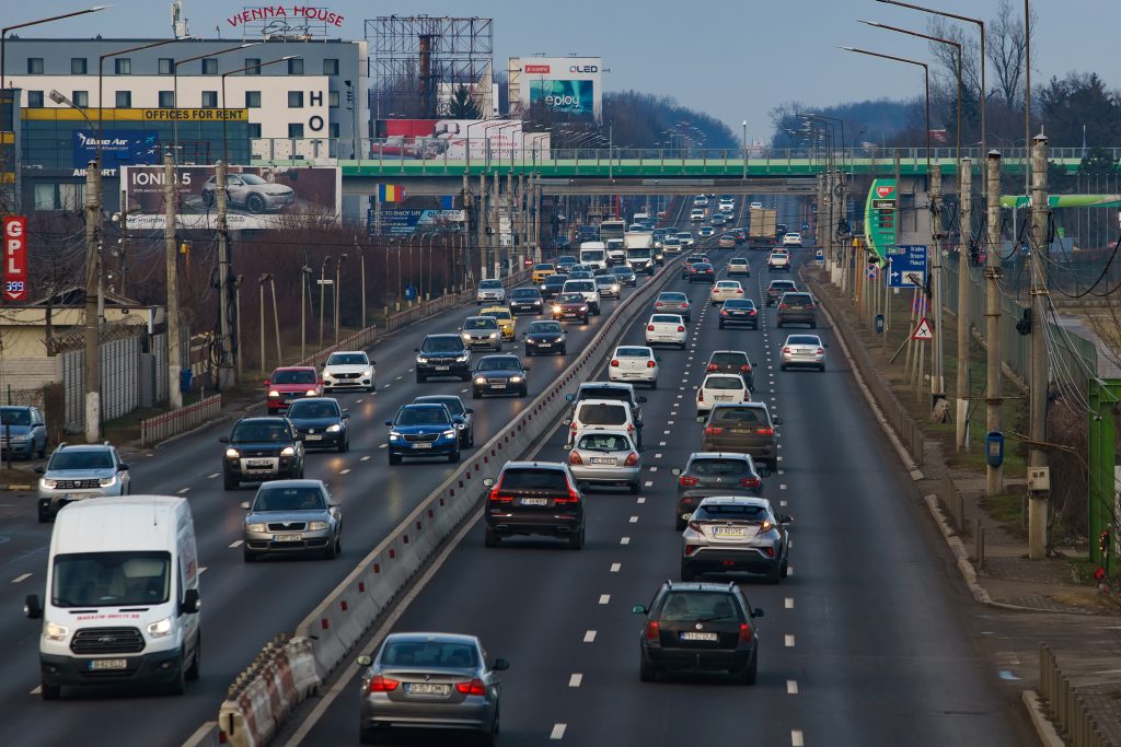 Autostradă la Otopeni înainte de noul terminal