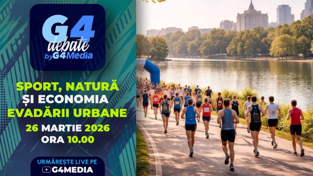 G4Media organizează dezbaterea „Sport, Natură și Economia Evadării Urbane” azi, ora 10:00