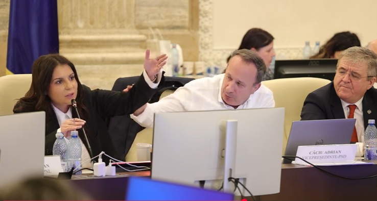 Adrian Câciu, ieșire nervoasă în Parlament: țipat și brațul unei senatoare!
