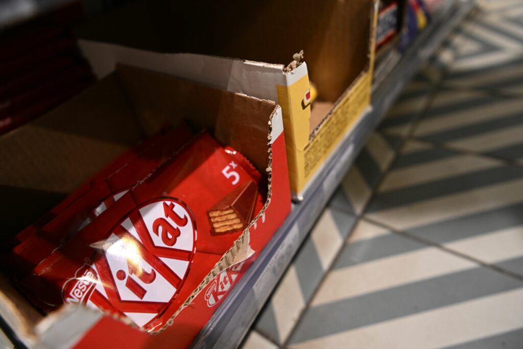 12 tone de KitKat furate în Europa, destinația Polonia rămâne fără dulce