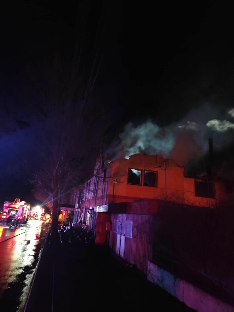 Incendiu devastator la restaurant din Huși