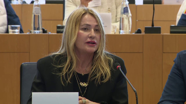 Nadia Comăneci, mesaj emoționant în Parlamentul European: România, cheia succesului meu