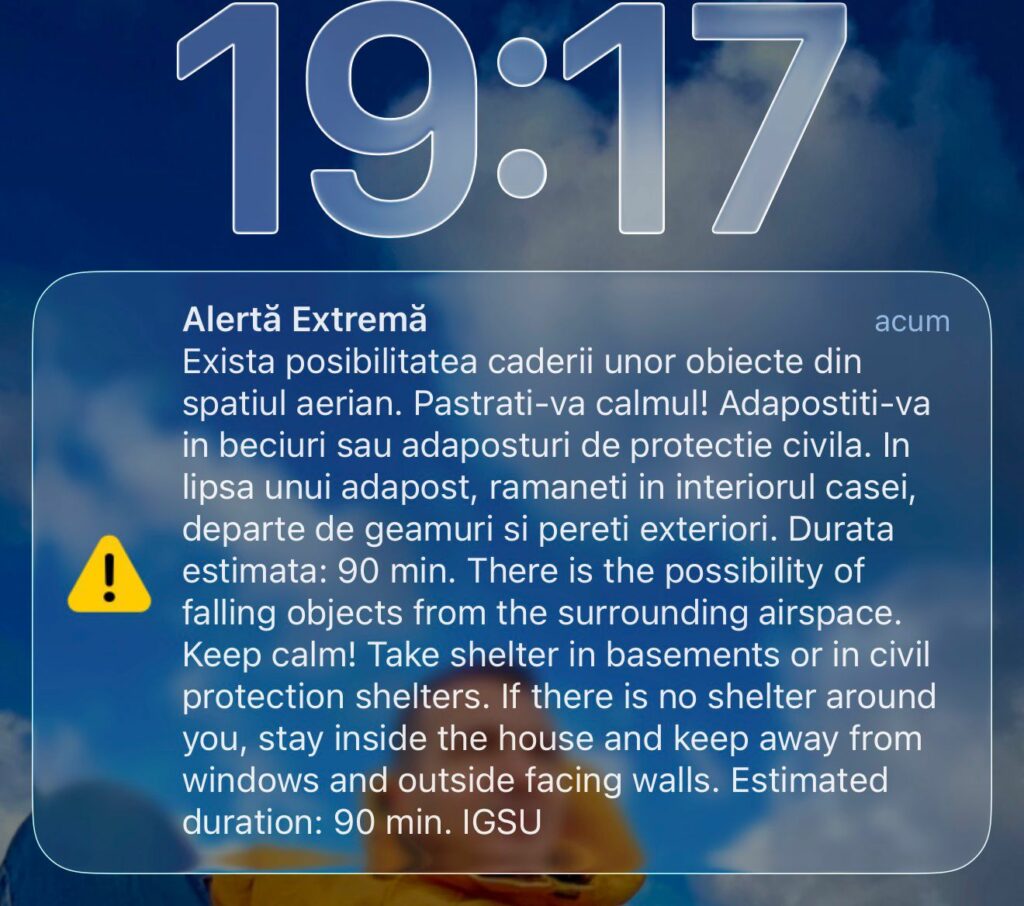 Alertă în Tulcea: dronă depistată la 20 km nord de Vâlcove