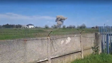 Drona cu explozivi căzută în Galați, detonată cu succes