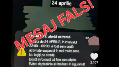 Alertă falsă RO-Alert: mesaj panicat pe rețelele sociale, avertizează MAI