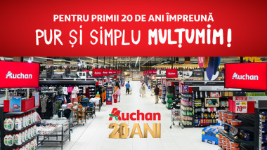 Auchan România împlinește 20 de ani cu peste 500 de magazine în toată țara