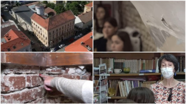 DSP închide un liceu de elită din Timişoara: elevii învăţau în igrasie şi mucegai