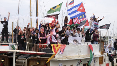 Flotilă umanitară record spre Gaza, pentru ajutorarea Palestinei