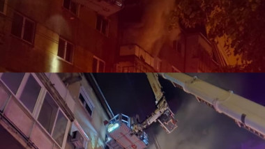Incendiu devastator în Oradea: 9 evacuați, 3 internați