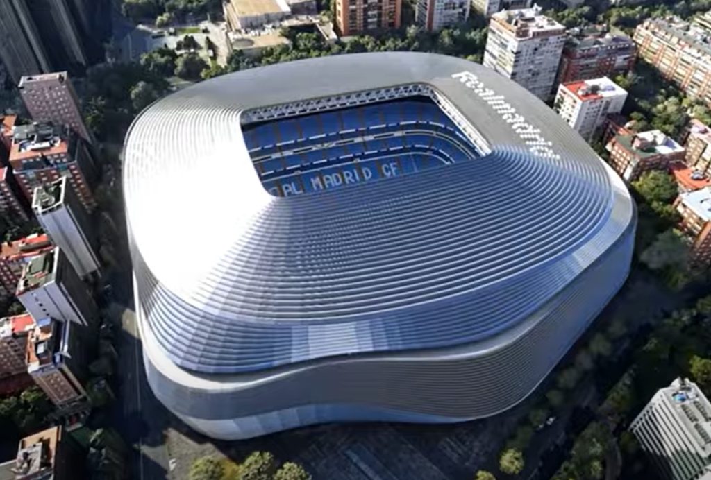 Stadiul Santiago Bernabeu, transformat în teren de tenis pentru o zi