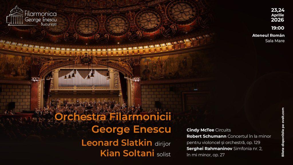 Slatkin, dirijor Grammy, conduce Filarmonica „George Enescu” pe 23 și 24 aprilie