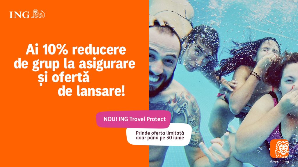 Asigurarea de călătorie ING Travel Protect, disponibilă în Home’Bank