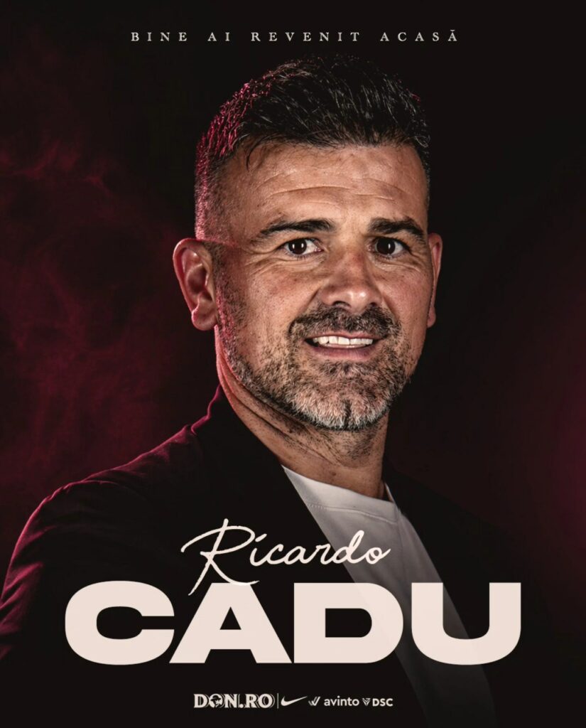 Fostul jucător CFR Cluj, Ricardo Cadu, noul director sportiv al clubului
