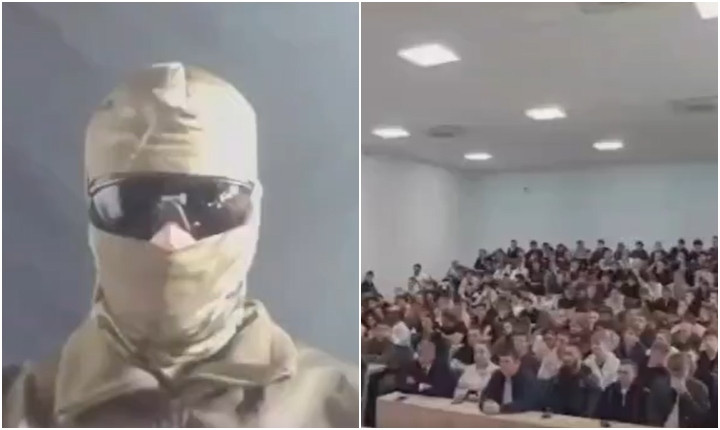 Ucrainean încalcă reuniunea recruților ruși pe Zoom și îi amenință cu moartea.