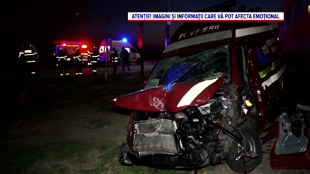 Trenul lovește o ambulanță SMURD în misiune, în Timiș – momentul șocant filmat