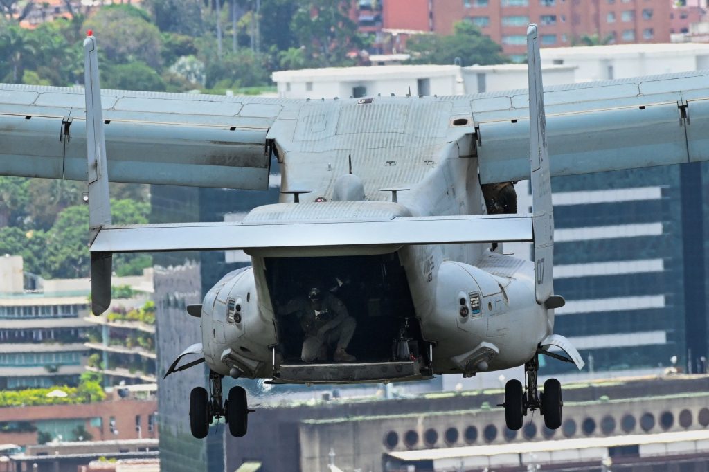 Exercițiu militar american în Caracas, Venezuela