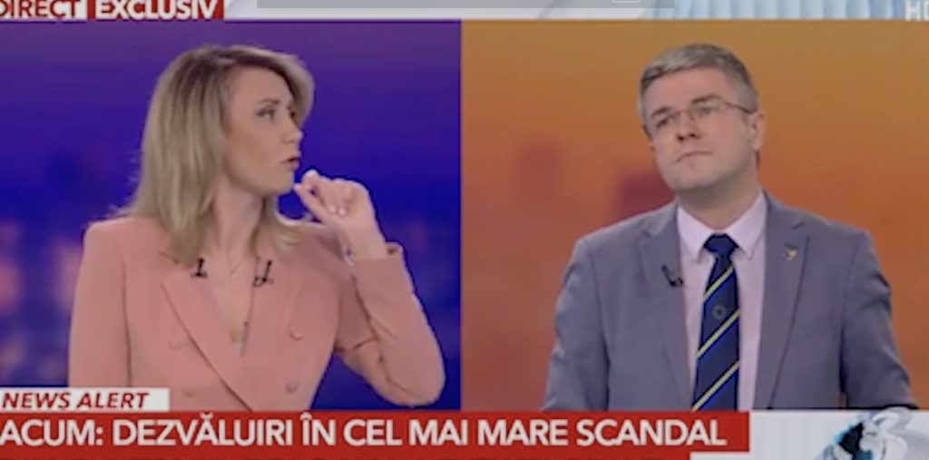 Ministrul Darău, atac dur la jurnalista Cătălina Porumbel, pe live Antena3