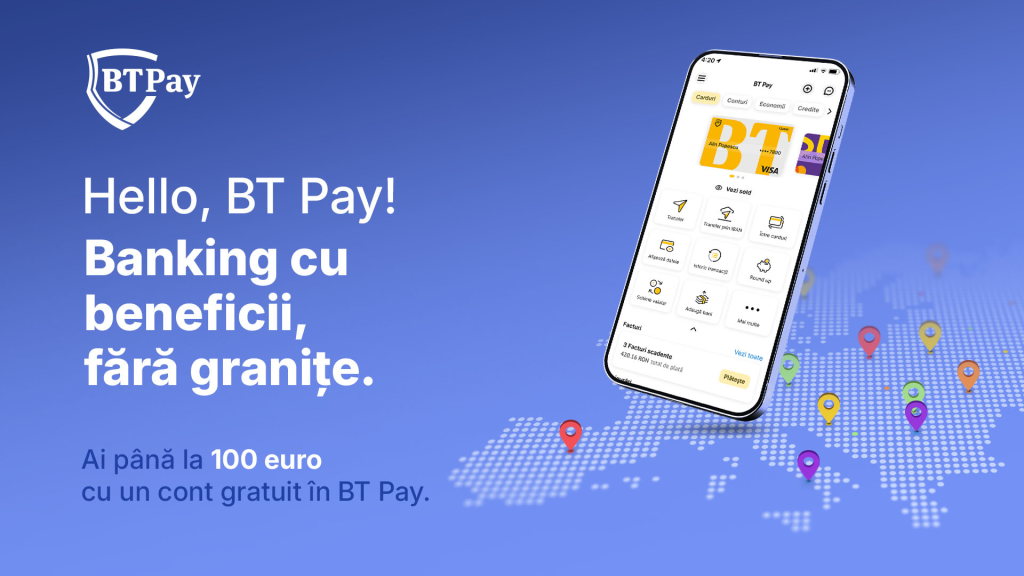 Românii din străinătate, conectați la bănci acasă cu BT Pay