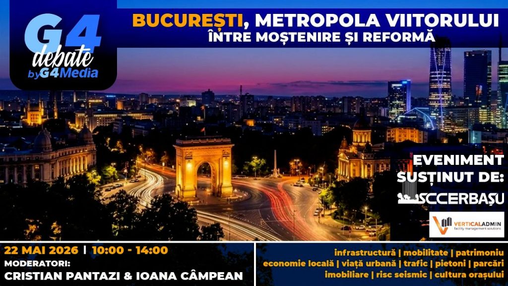 Ciucu vorbește despre viitorul Bucureștiului la dezbaterea de pe G4Media