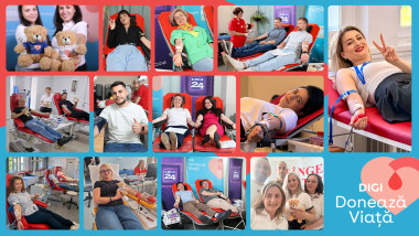 Peste 700 de angajați din 4 țări se solidarizează la „DIGI Donează Viață
