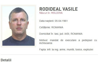 Rusia a extrădat în România pe Vasile Rodideal, unul dintre cei mai căutați fugari