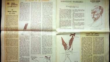 Caricatură din anii ’80: Toboșar înghețat, toba goală
