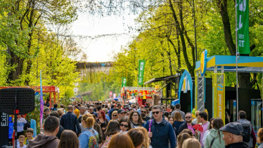 Juriul pentru semifinala Campionatului Mondial de Paella, la Bucharest Street Food Festival