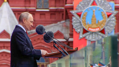 Putin, discurs triumfal în Piața Roșie: „Victoria e a noastră