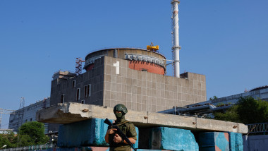 Atac cu dronă lângă centrala nucleară Zaporojie, experți AIEA în zonă