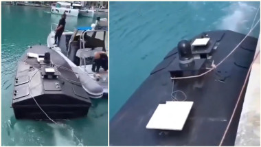 Dronă navală misterioasă cu explozibili, găsită lângă insula Lefkada