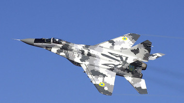 Pilot ucrainean distruge dronă rusă Shahed cu MiG-29 în misiune la joasă altitudine