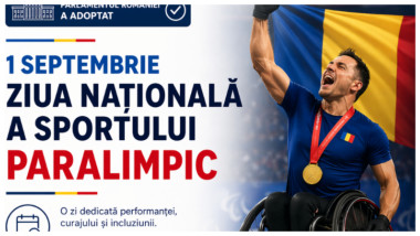 1 septembrie, Ziua Națională a Sportului Paralimpic. Legea, promulgată de Nicușor Dan
