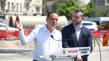 Planșeul Unirii, etapa 1 finalizată: Zona Hanului lui Manuc intră în teste