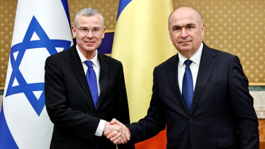 Ilie Bolojan l-a primit pe ministrul israelian al justiției, Yariv Levin, la Palatul Victoria