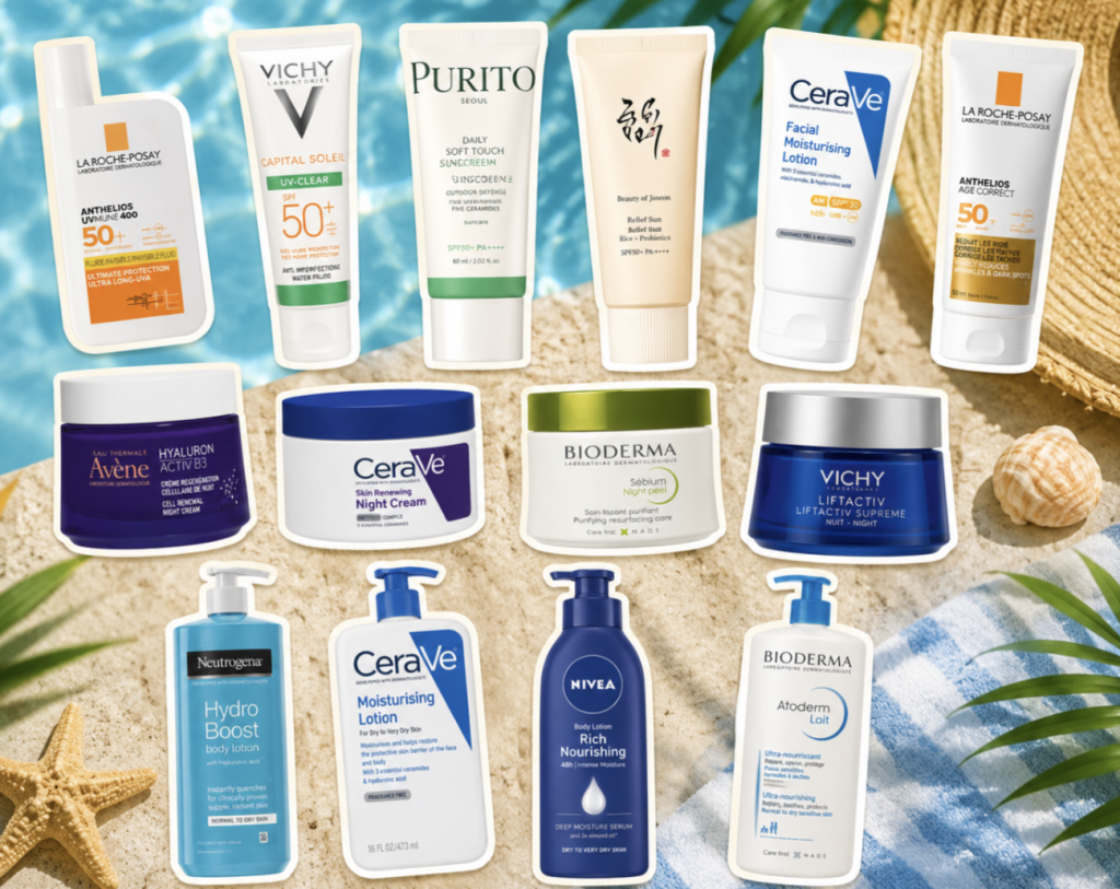 Rutina de skincare perfectă pentru vară: dimineața, seara și soluția pentru pielea lipicioasă