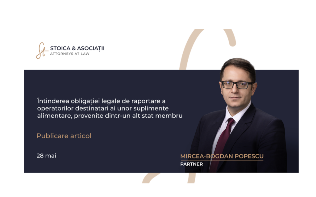 Operatori destinatari de suplimente alimentare din UE, obligaţi să raporteze