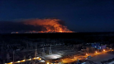 Incendiu devastator în zona de excludere a Cernobîl: 1.100 hectare de pădure în flăcări