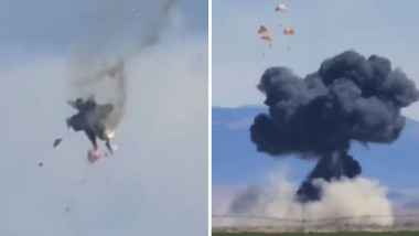 Ciocnire devastatoare: două avioane de vânătoare se prăbușesc la un show aviatic în Idaho